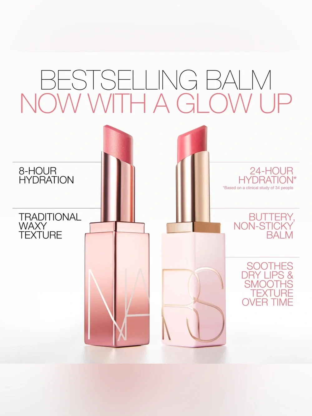 Triple X NARS Afterglow Crystal Clear Lip Balm Brand New Boxed Full Size